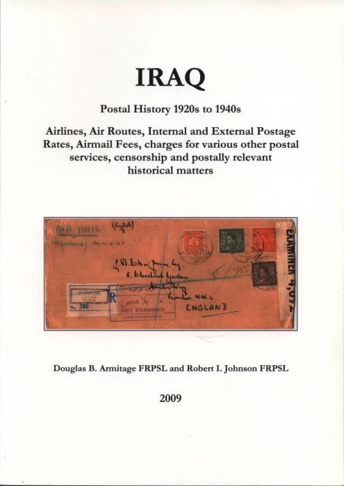 Iraq Postal History 1920s to 1940s HH Sales