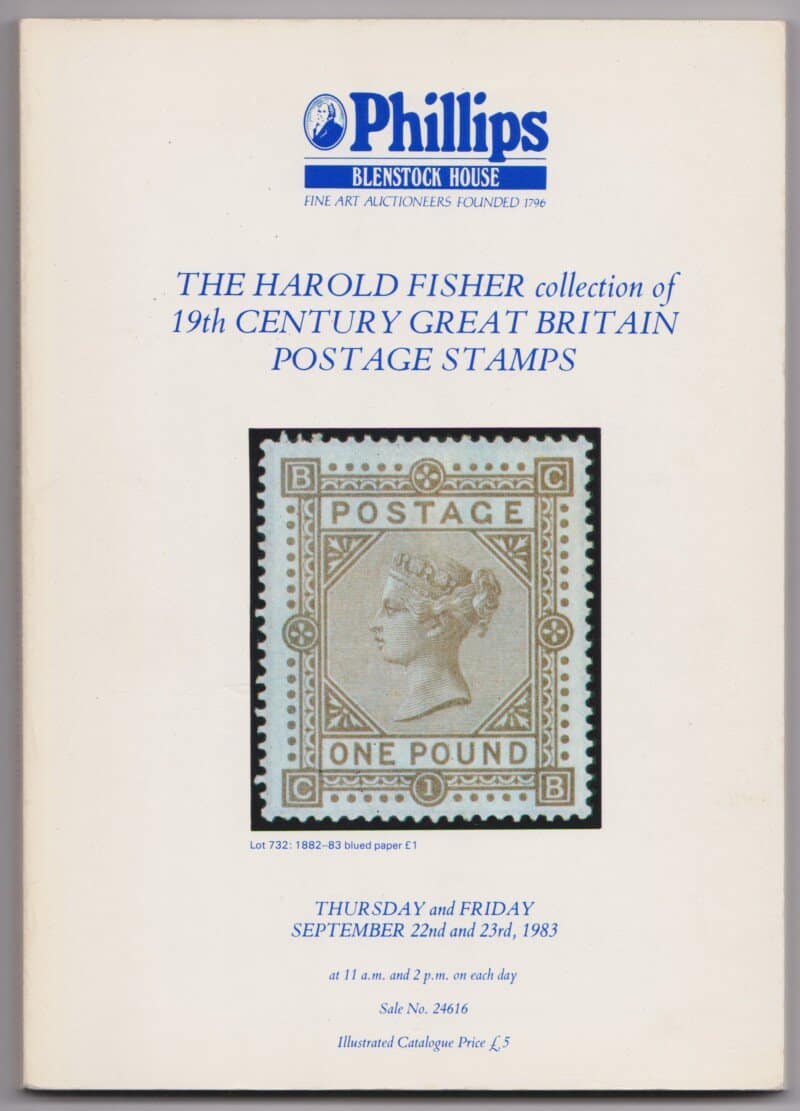 The Harold Fisher collection of 19th Century Great Britain Postage Stamps