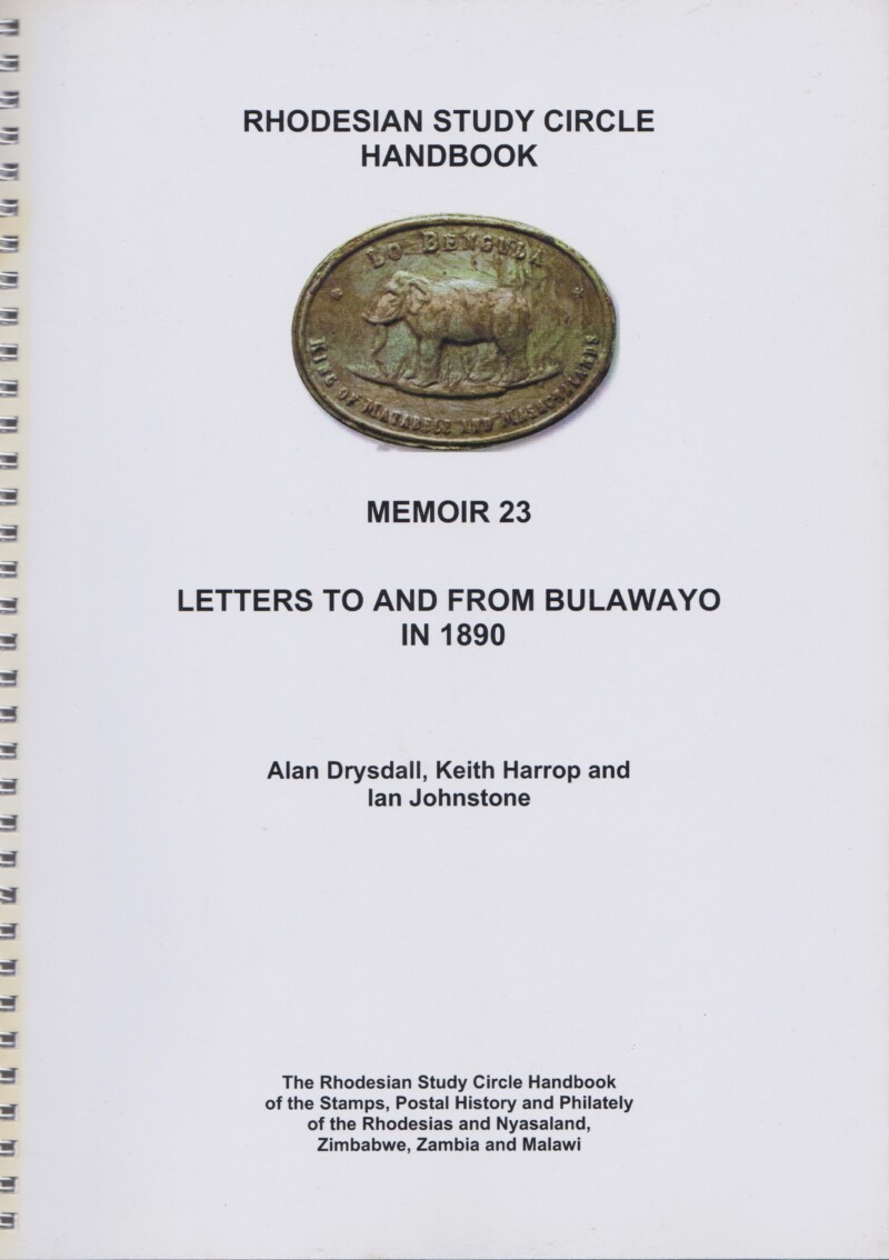 Letters to and from Bulawayo in 1890