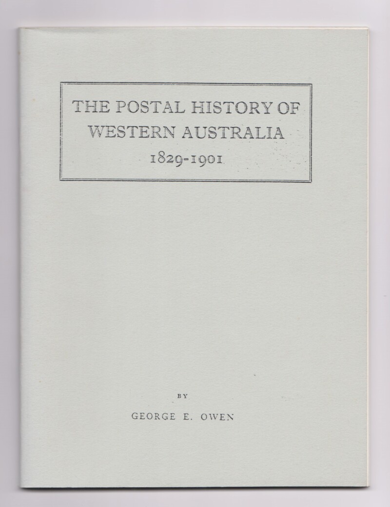The Postal History of Western Australia