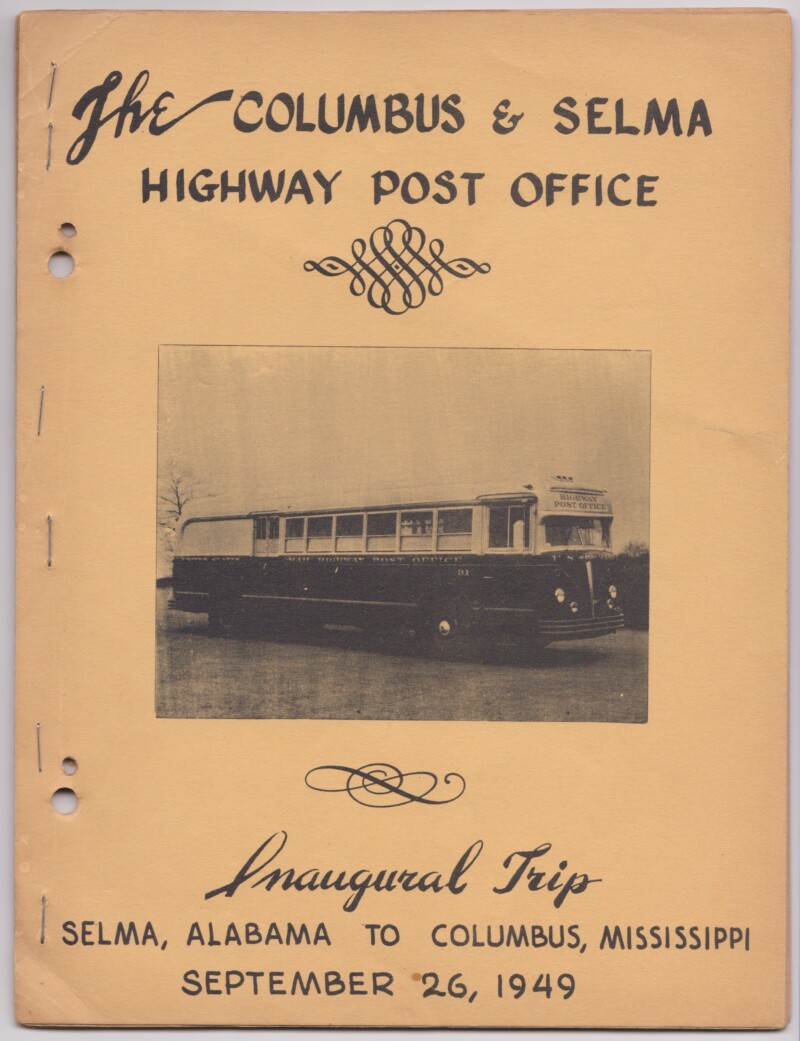 The Columbus & Selma Highway Post Office Inaugural Trip