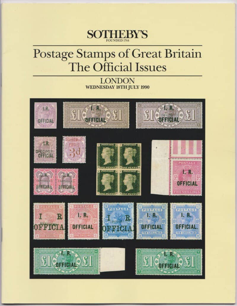 Postage Stamps of Great Britain, The Official Issues