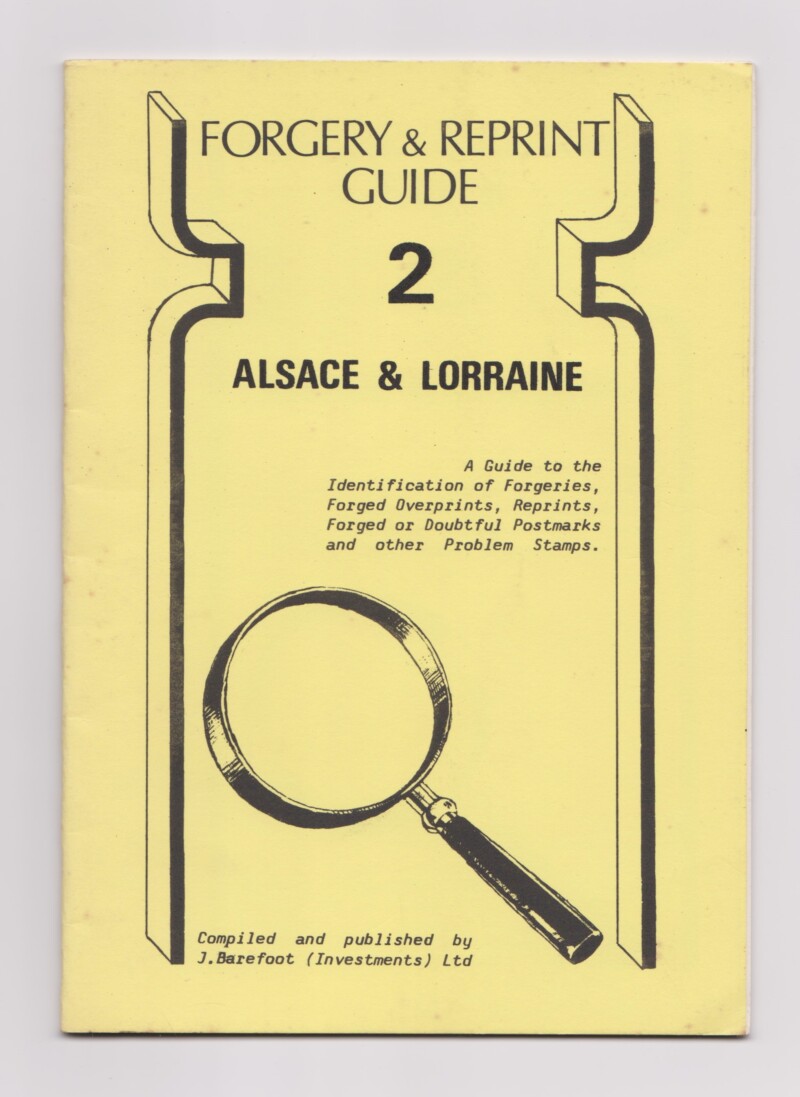 Forgery & Reprint Guide 2 Alsace & Lorraine