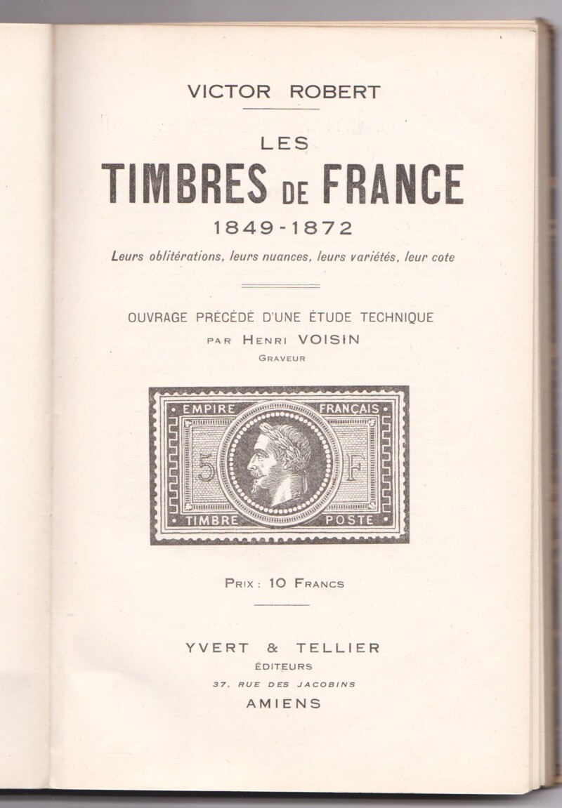 Les Timbres de France 1849-1872