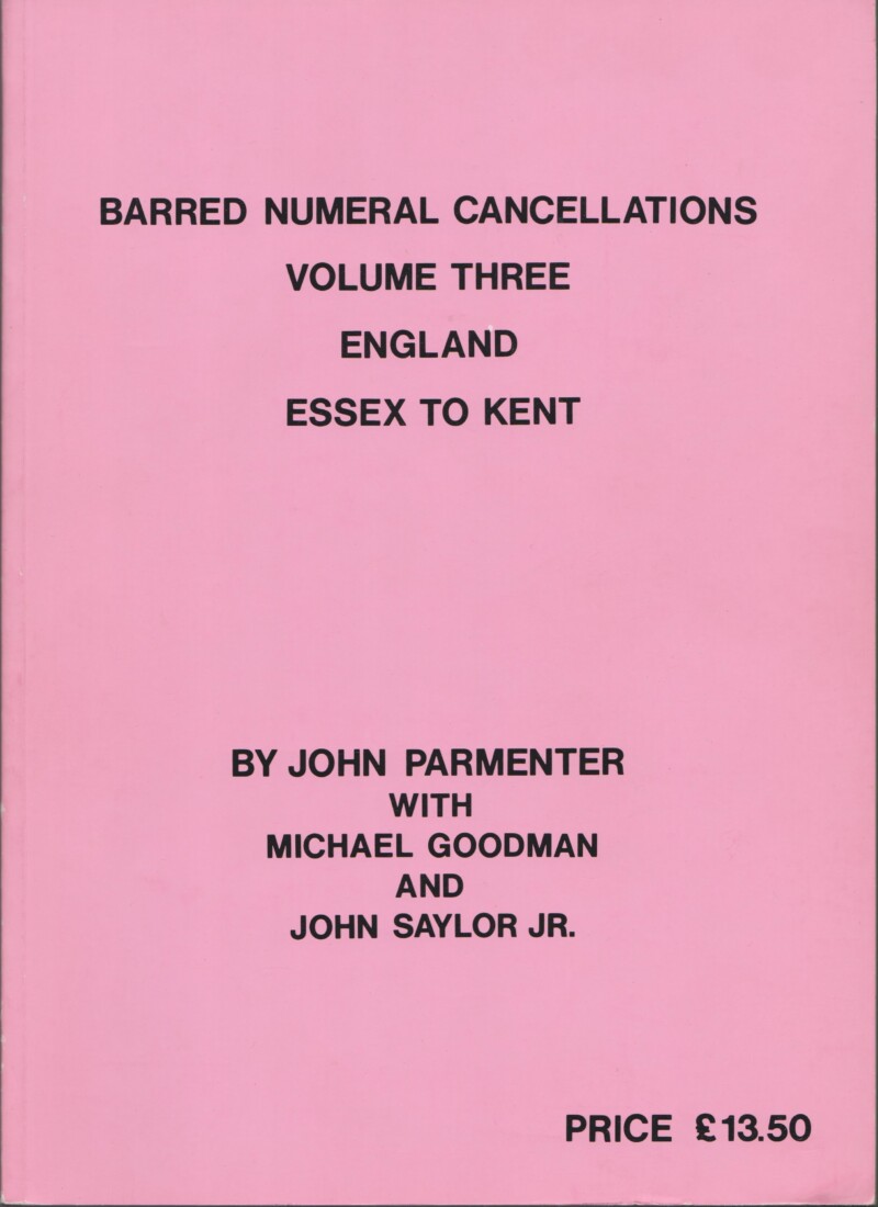 Barred Numeral Cancellations Volume Three