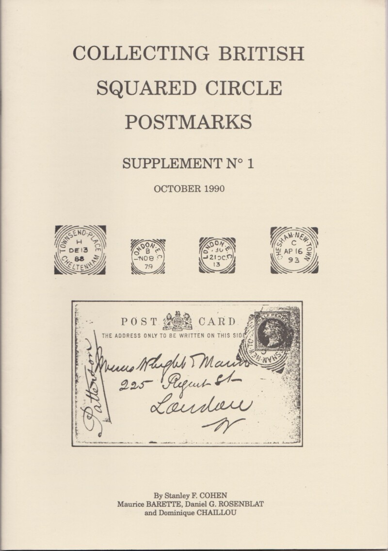 Collecting British Squared Circle Postmarks Supplement No. 1