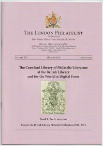 The Crawford Library of Philatelic Literature at the British Library and for the World in Digital Form