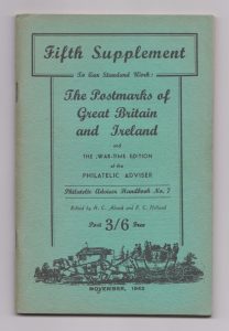 Fifth Supplement to "The Postmarks of Great Britain and Ireland"