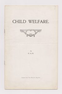 Child Welfare