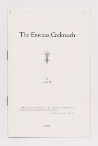 The Envious Cockroach