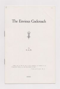 The Envious Cockroach