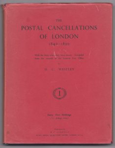 The Postal Cancellations of London