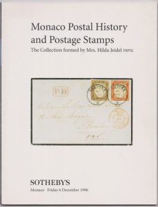 Monaco Postal History and Postage Stamps