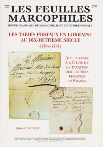 Les Tarifs Postaux en Lorraine au Dix-Huitième Siècle (1704-1791)